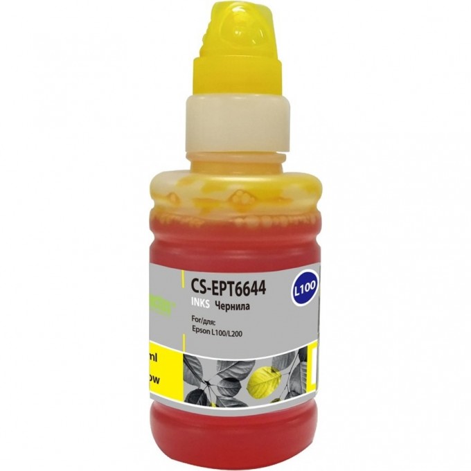 Чернила CACTUS для Epson L100, L110, L120, L132, L200, L210, L222, L300, L312, L350, L355, L382, L386, L456, L486, L550, L555, L566, L605, L655, L1300, L1455, L3050, L3060, L3070, L362, L364, L366, желтый, 100 мл CS-EPT6644 Чернила CACTUS для Epson L100, L110, L120, L132, L200, L210, L222, L300, L312, L350, L355, L382, L386, L456, L486, L550, L555, L566, L605, L655, L1300, L1455, L3050, L3060, L3070, L362, L364, L366, желтый, 100 мл CS-EPT6644