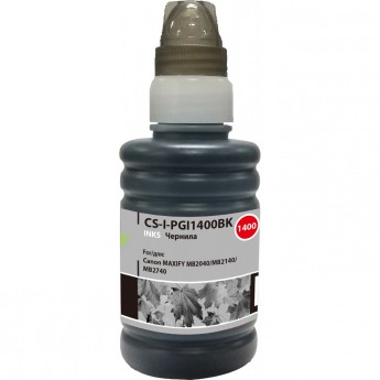 Чернила CACTUS CS-I-PGI1400BK для Canon Maxify MB2040, MB2140, MB2740, черный, 100 мл Чернила CACTUS CS-I-PGI1400BK для Canon Maxify MB2040, MB2140, MB2740, черный, 100 мл
