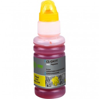 Чернила CACTUS CS-GI41Y для Canon Pixma G1420, G2420, G2460, G3420, G3460, желтый, 70 мл Чернила CACTUS CS-GI41Y для Canon Pixma G1420, G2420, G2460, G3420, G3460, желтый, 70 мл