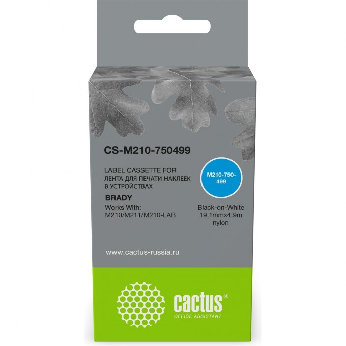 Картридж ленточный CACTUS (M210-750-499) для Brady M210, M211, M210-LAB cs-m210-750499 Картридж ленточный CACTUS (M210-750-499) для Brady M210, M211, M210-LAB cs-m210-750499