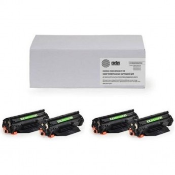 Комплект картриджей CACTUS CS-C729BK-C729C-C729M-C729Y для принтеров Canon LBP 7010 i-Sensys, 7010c, 7018, 7018c Комплект картриджей CACTUS CS-C729BK-C729C-C729M-C729Y для принтеров Canon LBP 7010 i-Sensys, 7010c, 7018, 7018c