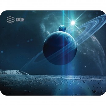 Коврик для мыши CACTUS SATURN черный 300x250x2мм Коврик для мыши CACTUS SATURN черный 300x250x2мм