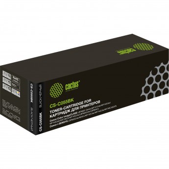 Лазерный картридж CACTUS CS-C055BK (Canon 055 BK) для Canon LBP663Cdw, LBP664Cx, MF746Cx, MF742Cdw, MF744Cdw, черный, 2 300 стр. Лазерный картридж CACTUS CS-C055BK (Canon 055 BK) для Canon LBP663Cdw, LBP664Cx, MF746Cx, MF742Cdw, MF744Cdw, черный, 2 300 стр.