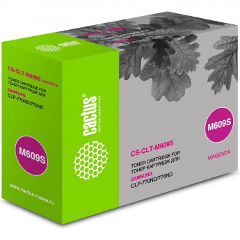 Лазерный картридж CACTUS CS-CLT-M609S (CLT-M609S) для Samsung CLP 770, 770nd, 775, 775nd, пурпурный, 7 000 стр. Лазерный картридж CACTUS CS-CLT-M609S (CLT-M609S) для Samsung CLP 770, 770nd, 775, 775nd, пурпурный, 7 000 стр.