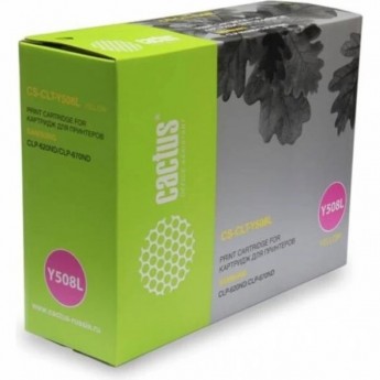 Лазерный картридж CACTUS CS-CLT-Y508L (CLT-Y508L) для Samsung CLP615, 615nd, 620, 620nd, 670, 670nd; CLX6220, 6220fx, 6250, 6250fx, желтый, 4 000 стр. Лазерный картридж CACTUS CS-CLT-Y508L (CLT-Y508L) для Samsung CLP615, 615nd, 620, 620nd, 670, 670nd; CLX6220, 6220fx, 6250, 6250fx, желтый, 4 000 стр.