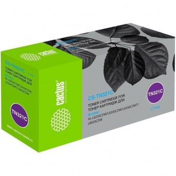 Лазерный картридж CACTUS CS-TN321C (TN-321C) для Brother HL L8250cdn, MFC L8650cdw, голубой, 1 500 стр. Лазерный картридж CACTUS CS-TN321C (TN-321C) для Brother HL L8250cdn, MFC L8650cdw, голубой, 1 500 стр.