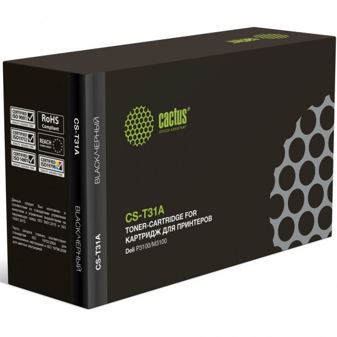 Лазерный картридж CACTUS для Deli P3100, M3100 2'000 стр черный cs-t31a Лазерный картридж CACTUS для Deli P3100, M3100 2'000 стр черный cs-t31a