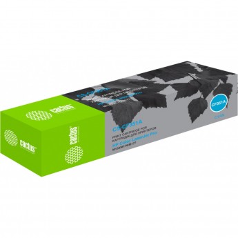 Лазерный картридж CACTUS CS-CF351A (HP 130A) для HP Color LaserJet M176 Pro MFP, M176n (CF547A), M177fw (CZ165A), M177 Pro MFP, голубой, 1 000 стр.