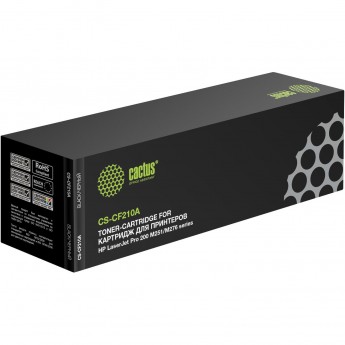Лазерный картридж CACTUS CS-CF210A (HP 131A) для HP Color LaserJet M251, M251n, M251nw, M276, M276n, M276nw, черный, 1 600 стр. Лазерный картридж CACTUS CS-CF210A (HP 131A) для HP Color LaserJet M251, M251n, M251nw, M276, M276n, M276nw, черный, 1 600 стр.