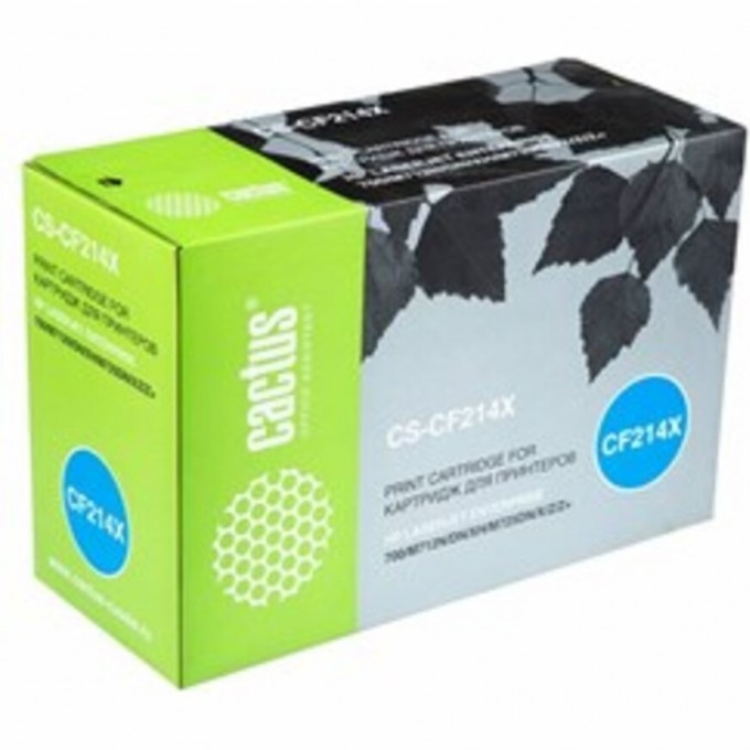 Лазерный картридж CACTUS (HP 14X) для HP LaserJet M712 Pro 700, M712dn Pro 700, M712n Pro 700, M712xh Pro 700, M725, M725dn, M725f, M725z, M725z+, черный, увеличенной емкости, 17 500 стр. CS-CF214XV Лазерный картридж CACTUS (HP 14X) для HP LaserJet M712 Pro 700, M712dn Pro 700, M712n Pro 700, M712xh Pro 700, M725, M725dn, M725f, M725z, M725z+, черный, увеличенной емкости, 17 500 стр. CS-CF214XV