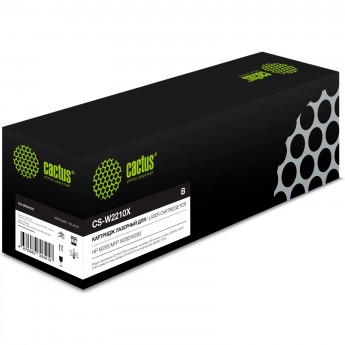 Лазерный картридж CACTUS CS-W2210X (HP 207X) для HP Color Laser M255, MFP M282, M283, черный, увеличенной емкости, 3 150 стр. Лазерный картридж CACTUS CS-W2210X (HP 207X) для HP Color Laser M255, MFP M282, M283, черный, увеличенной емкости, 3 150 стр.