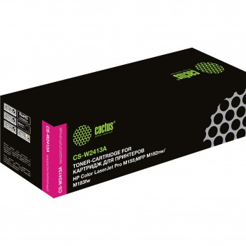 Лазерный картридж CACTUS CS-W2413A (HP 216A) для HP Color LaserJet Pro M155;MFP M182nw, M183fw, пурпурный, 850 стр.