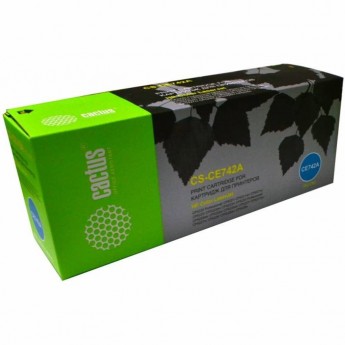 Лазерный картридж CACTUS CS-CE742A (HP 307A) для принтеров HP Color LaserJet CP5220 PROFESSIONAL, CP5221, CP5223, CP5225 PROFESSIONAL, CP5225DN, CP5225SN, CP5227, CP5229, желтый, 7 300 стр.