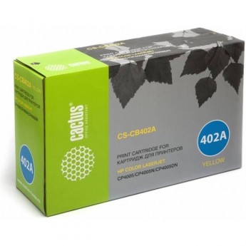 Лазерный картридж CACTUS CS-CB402AR (HP 642A) для HP Color LaserJet CP4005, CP4005DN, CP4005N, желтый, 7 500 стр. Лазерный картридж CACTUS CS-CB402AR (HP 642A) для HP Color LaserJet CP4005, CP4005DN, CP4005N, желтый, 7 500 стр.