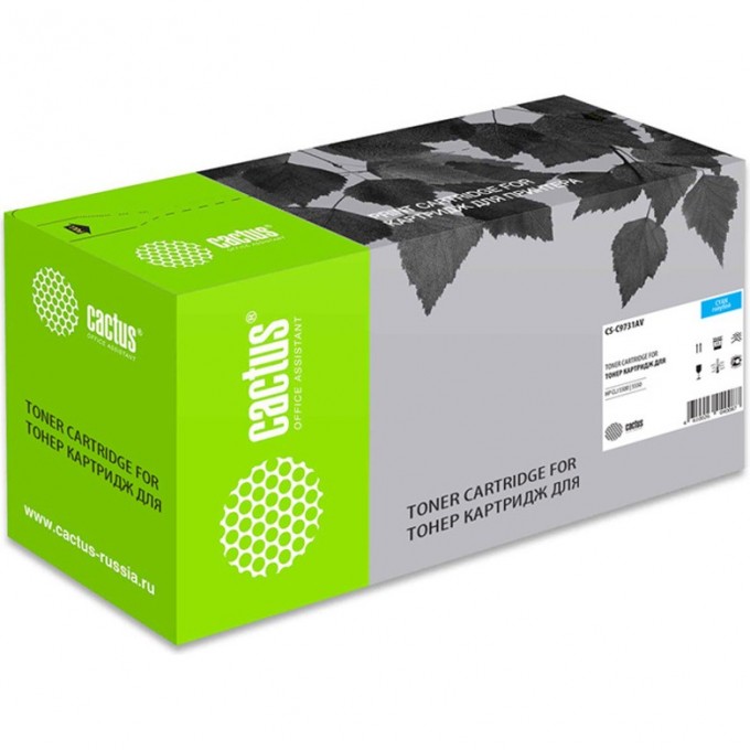 Лазерный картридж CACTUS (HP 645A) для HP Color LaserJet 5500, 5500dn, 5500dtn, 5500hdn, 5500tdn, 5500n, 5550, 5550dn, 5550dtn, 5550hdn, 5550n, голубой, 12 000 стр. CS-C9731AV Лазерный картридж CACTUS (HP 645A) для HP Color LaserJet 5500, 5500dn, 5500dtn, 5500hdn, 5500tdn, 5500n, 5550, 5550dn, 5550dtn, 5550hdn, 5550n, голубой, 12 000 стр. CS-C9731AV
