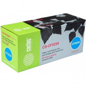 Лазерный картридж CACTUS CS-CF323AV (HP 653A) для HP Color LaserJet M680, M680dn, M680f, M680z, пурпурный, 16 500 стр.