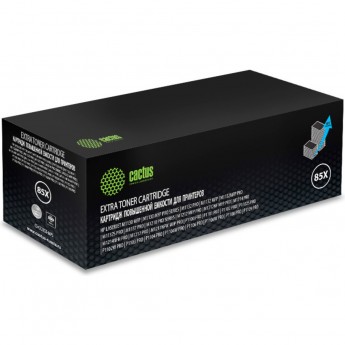 Лазерный картридж CACTUS CS-CE285X-MPS (HP 85X) для HP LaserJet M1130 MFP, M1132 MFP Pro, P1102s Pro, P1103 Pro, черный, увеличенной емкости, 3 000 стр. Лазерный картридж CACTUS CS-CE285X-MPS (HP 85X) для HP LaserJet M1130 MFP, M1132 MFP Pro, P1102s Pro, P1103 Pro, черный, увеличенной емкости, 3 000 стр.