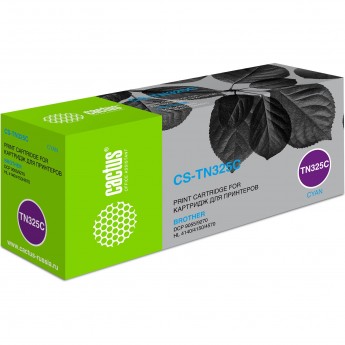 Лазерный картридж CACTUS CS-TN325C (TN-325C) для принтеров Brother HL 4140cn, HL 4150cdn, HL 4570cdw, HL 4570cdwt, DCP 9055cdn, DCP 9270cdn, MFC 9460cdn, MFC 9465cdn, MFC 9970cdw, голубой, 3 500 стр. Лазерный картридж CACTUS CS-TN325C (TN-325C) для принтеров Brother HL 4140cn, HL 4150cdn, HL 4570cdw, HL 4570cdwt, DCP 9055cdn, DCP 9270cdn, MFC 9460cdn, MFC 9465cdn, MFC 9970cdw, голубой, 3 500 стр.