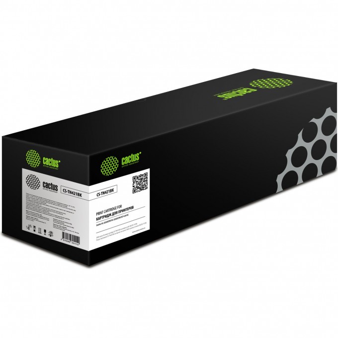 Лазерный картридж CACTUS (TN-421BK) для Brother HL-L8260CDW, HL-L8360CDW, DCP-L8410CDW, MFC-L8690CDW, черный 3000 стр. CS-TN421BK Лазерный картридж CACTUS (TN-421BK) для Brother HL-L8260CDW, HL-L8360CDW, DCP-L8410CDW, MFC-L8690CDW, черный 3000 стр. CS-TN421BK