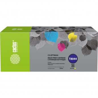 Струйный картридж CACTUS CS-EPT8044 (T8044) для Epson SureColor SC-P6000, 7000, 8000, 9000, желтый, 700 мл