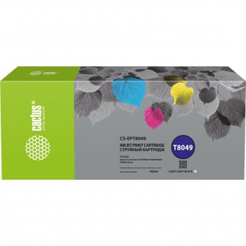 Струйный картридж CACTUS CS-EPT8049 (T8049) для Epson SureColor SC-P6000, 7000, 8000, 9000, светло-серый, 700 мл